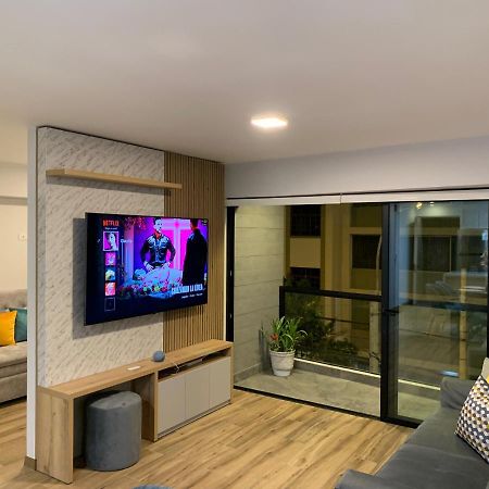 Apartamento En Miraflores Con Ac Lima Luaran gambar
