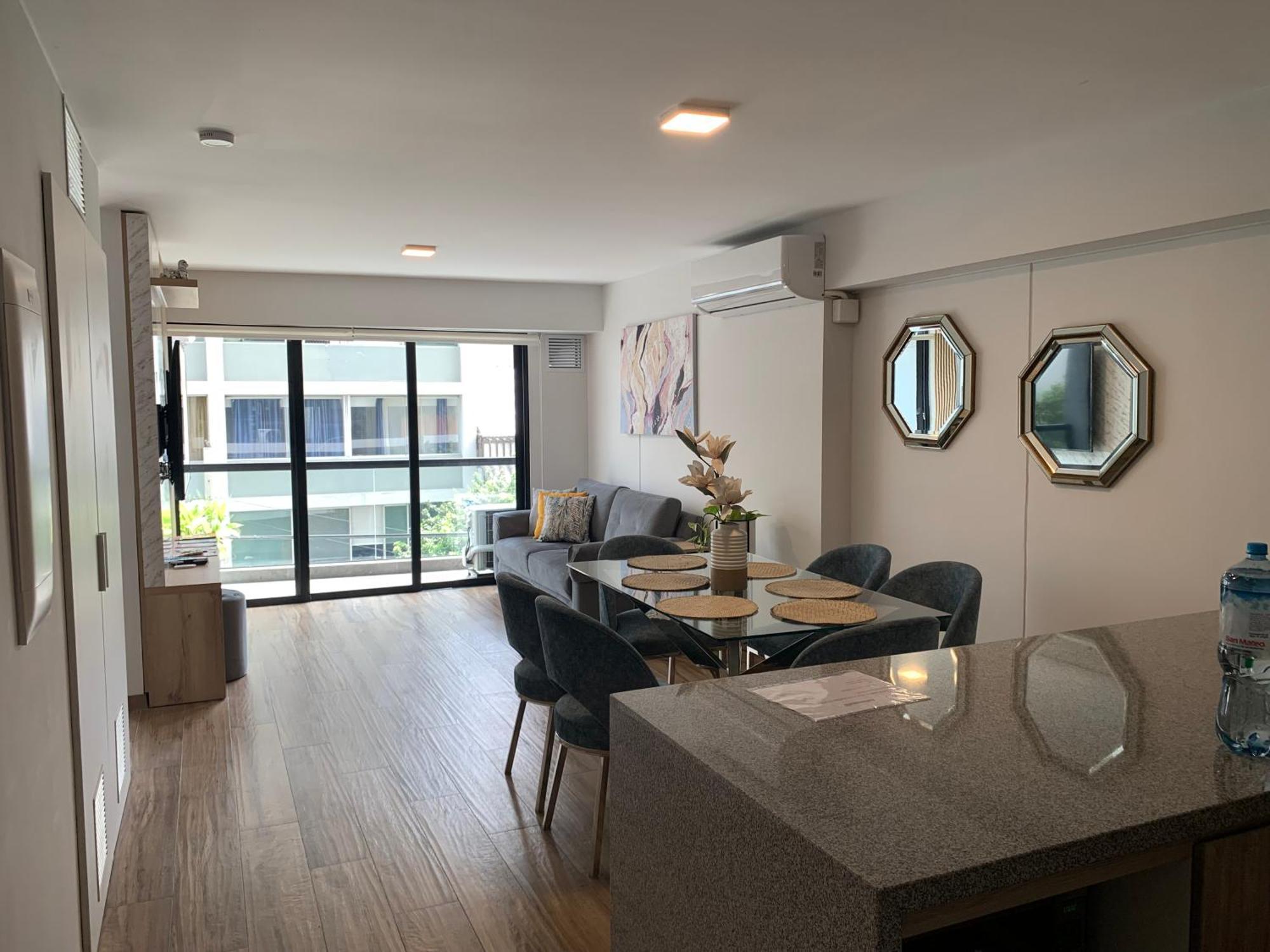 Apartamento En Miraflores Con Ac Lima Luaran gambar