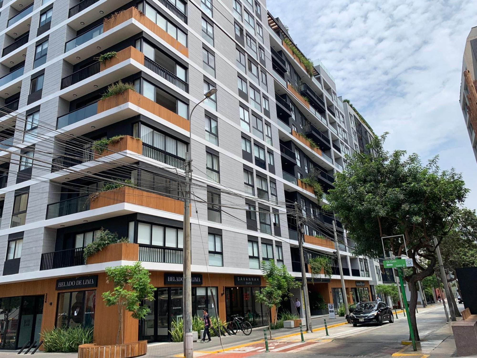 Apartamento En Miraflores Con Ac Lima Luaran gambar